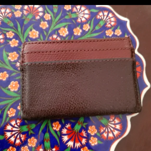 Coach wallet (used) burgundy - Picture 2 of 3